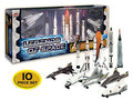 Legends Of Space : Countdown To Adventure – History Of American Space Flight 10 Piece Set - Cosmic Adventure Play Set