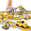 Wholesale IHaHa 236 PCS Construction Toys Race Tracks For Boys Kids Toys 6 PCS Construction Car And Flexible Track Playset Create A Engineering Road For 3 4 5 6 Year Old Boys Girls Toys - Vehicle Adventure Play Collection