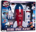 Stro Venture Deluxe Space Playset Toy – Space Shuttle Space Station & Capsule Space Rover & Rocket W/Lights And Sound – Space Toys For Boys And Girls - Cosmic Adventure Play Set