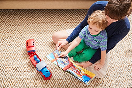 Top 10 Ain & Storybook Set – Pretend Play Motor Skills Reading Kids Toy Vehicle Gift Set. No BPA Phthalates PVC. Dishwasher Safe Recycled Materials Made In USA - Railway Imagination Collection