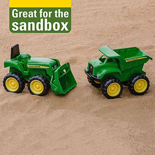 Sandbox Vehicle Set — Includes Dump Truck Toy And Tractor Toy With Loader — Girl And Boy Toys — Ages 18 Months And Up — 6 Inch — 2 Count - Farm Adventure Play Edition