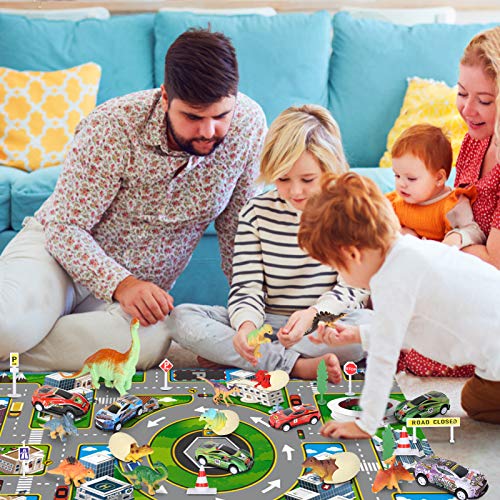 Dinosaur Toys For Kids 3-5 Dinosaur Truck Carrier Transport Truck Dinosaurs Toys For Boys And Girls 3 4 5 6 Years Old With Dino Eggs 23 Pcs Kids Toys Dinosaur - Vehicle Adventure Play Collection